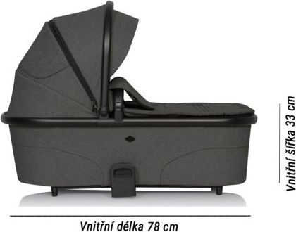 Kočárek Cavoe Axo trojkombinace Comfort Shadow - obrázek 3
