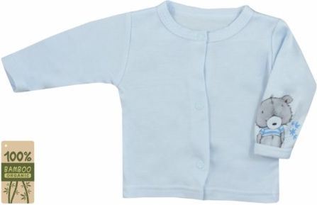 Koala Baby kabátek/košilka bambus Tommy - modrá, Velikost koj. oblečení 62 (2-3m) - obrázek 1