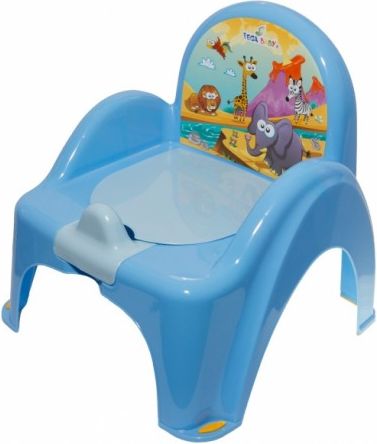 Tega Baby Nočník/židlička Safari s melodií - modrá - obrázek 1