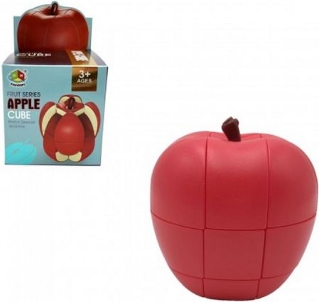 Hlavolam jablko plast v krabičce 8,5x8,5x14,5cm - obrázek 1