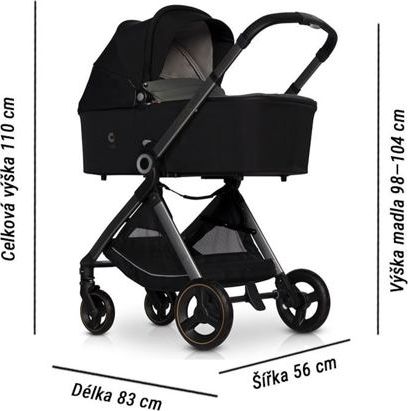 Kočárek Cavoe Osis trojkombinace Agava - obrázek 2