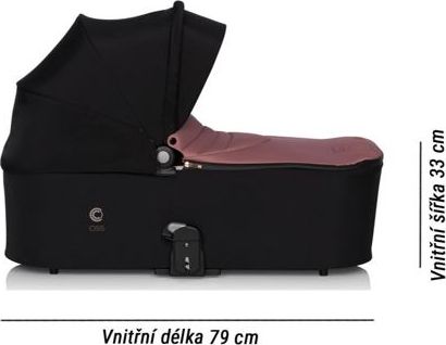 Kočárek Cavoe Osis trokombinace Desert rose - obrázek 3