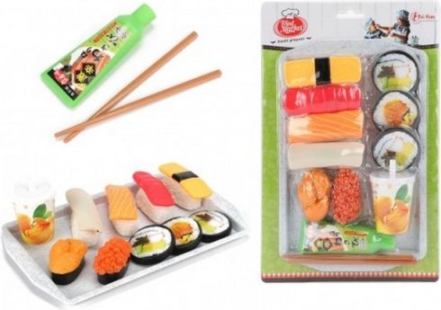 Sada potravin sushi plast s prkénkem s doplňky - obrázek 1