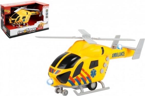 Vrtulník záchranáři 20 cm plast na setrvačník - obrázek 1