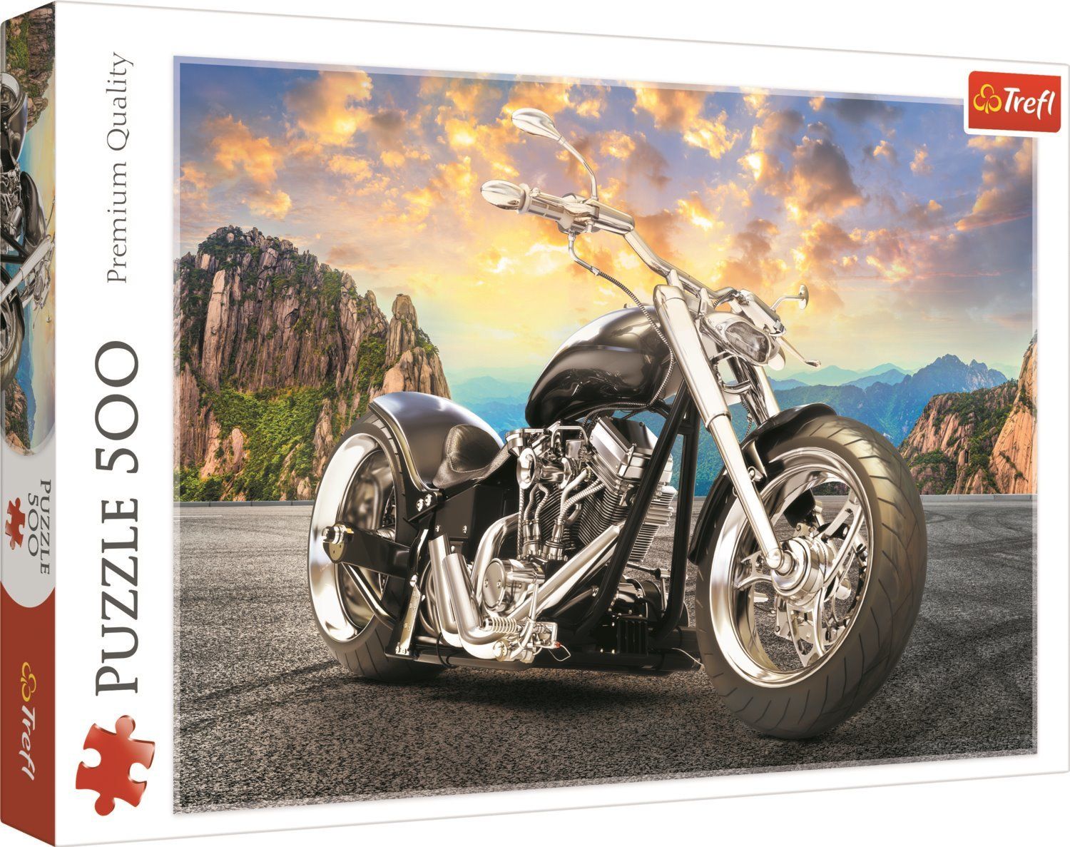 TREFL Puzzle Černá motorka 500 dílků - obrázek 2