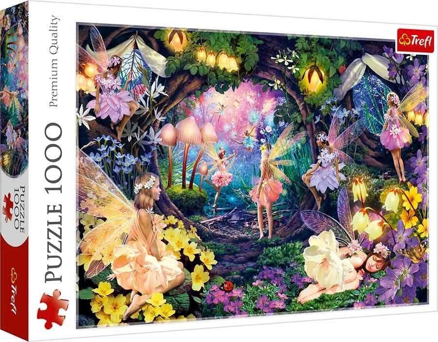 TREFL Puzzle Veselý čas víl 1000 dílků - obrázek 1