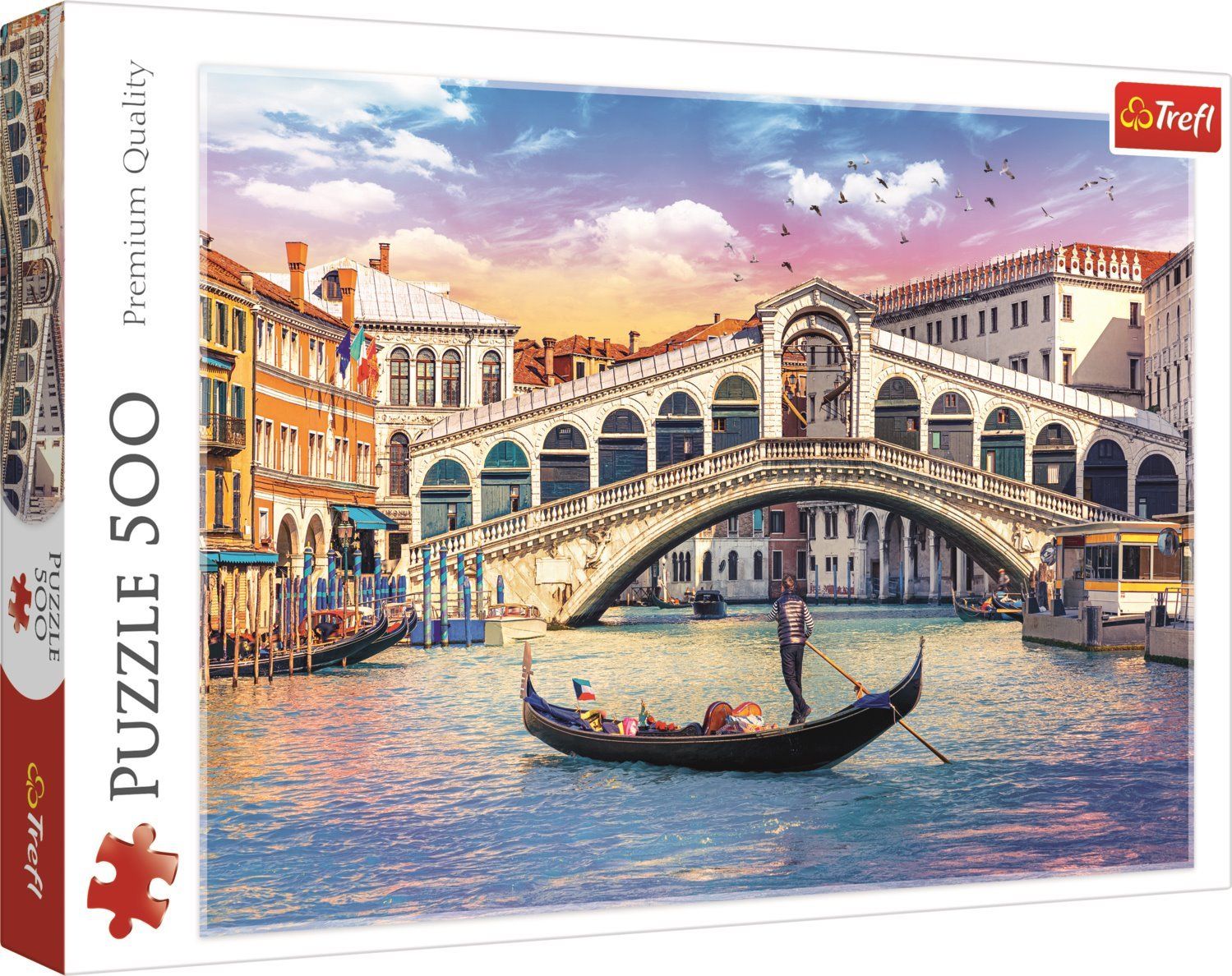TREFL Puzzle Most Rialto, Benátky 500 dílků - obrázek 2