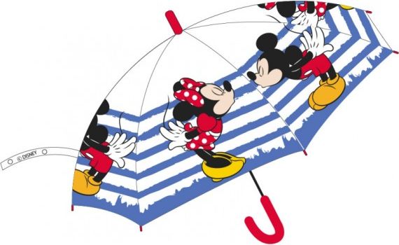 E plus M - Dětský deštník Minnie a Mickey mouse - Disney - obrázek 1