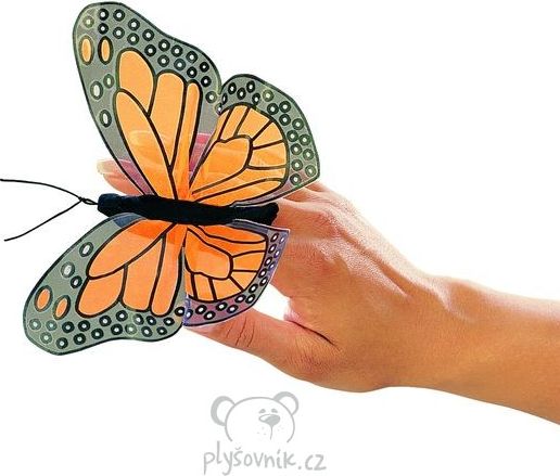 Folkmanis | Motýl na prst plyšový - obrázek 1