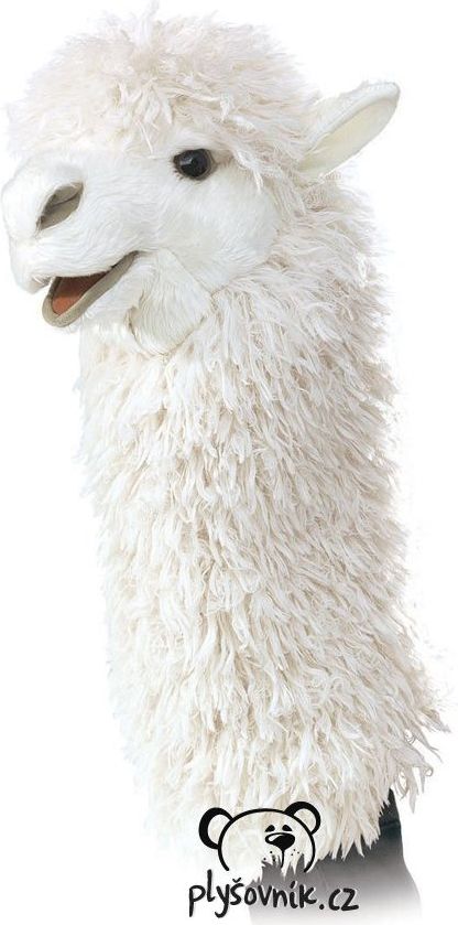Folkmanis | Lama alpaka maňásek na ruku plyšová - obrázek 1