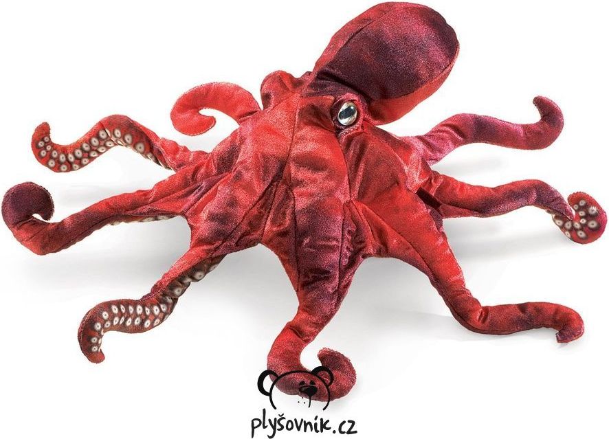 Folkmanis | Chobotnice červenavá plyšová - obrázek 1