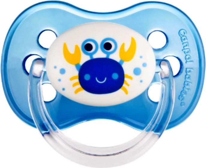 Canpol babies Dudlík kaučukový třešinka 0-6m LOVE&SEA modrý - obrázek 1
