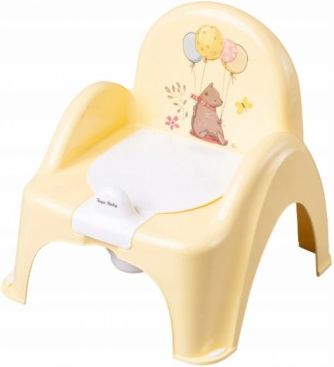 Tega Baby Nočník/židlička Medvídek s melodií - žlutá - obrázek 1