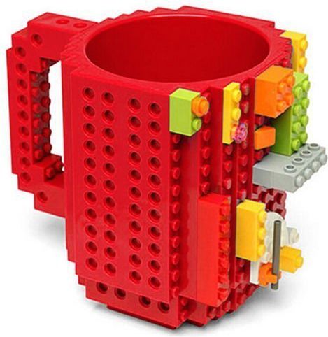 LEGO hrnek (Červený) - obrázek 1