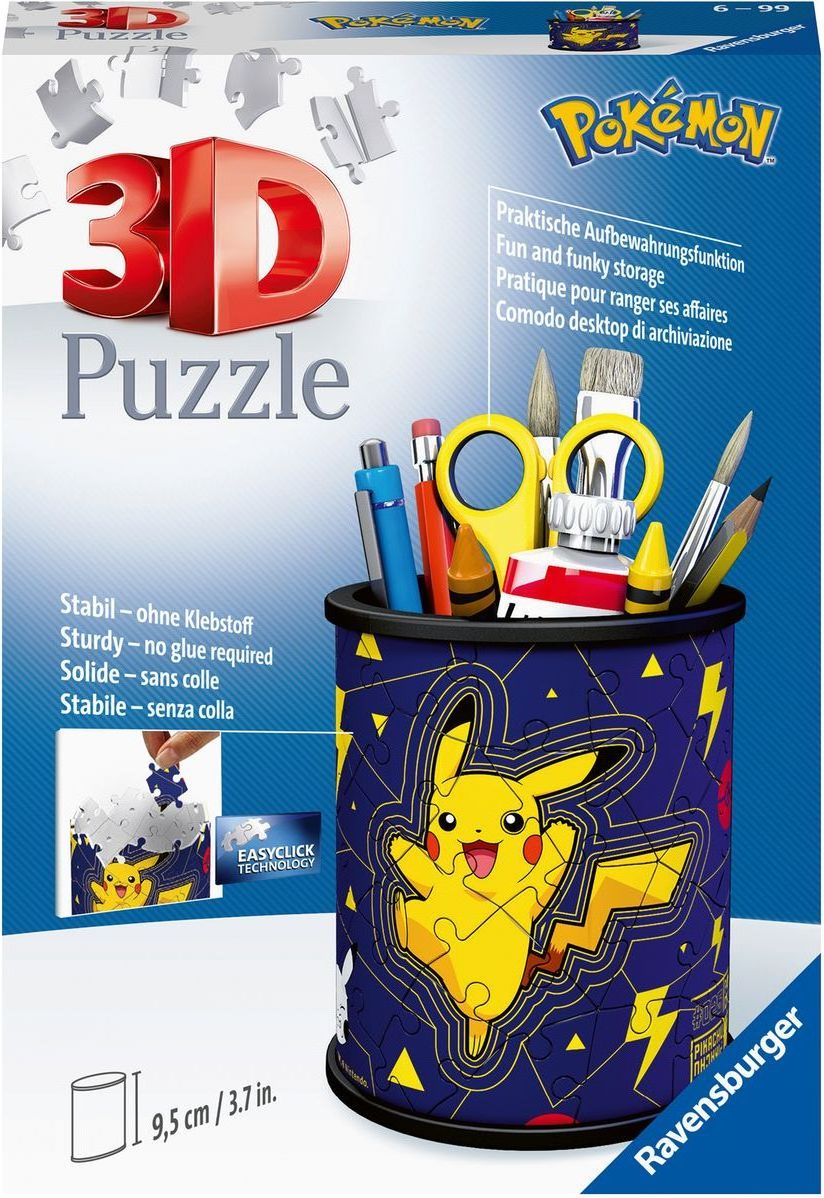 Ravensburger 3D Puzzle  Stojan na tužky Pokémon 54 dílků - obrázek 1