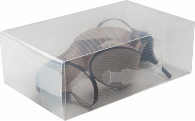 Compactor L transparentní úložný box na boty "lodičky" - 21x 34 x 13 cm - obrázek 1