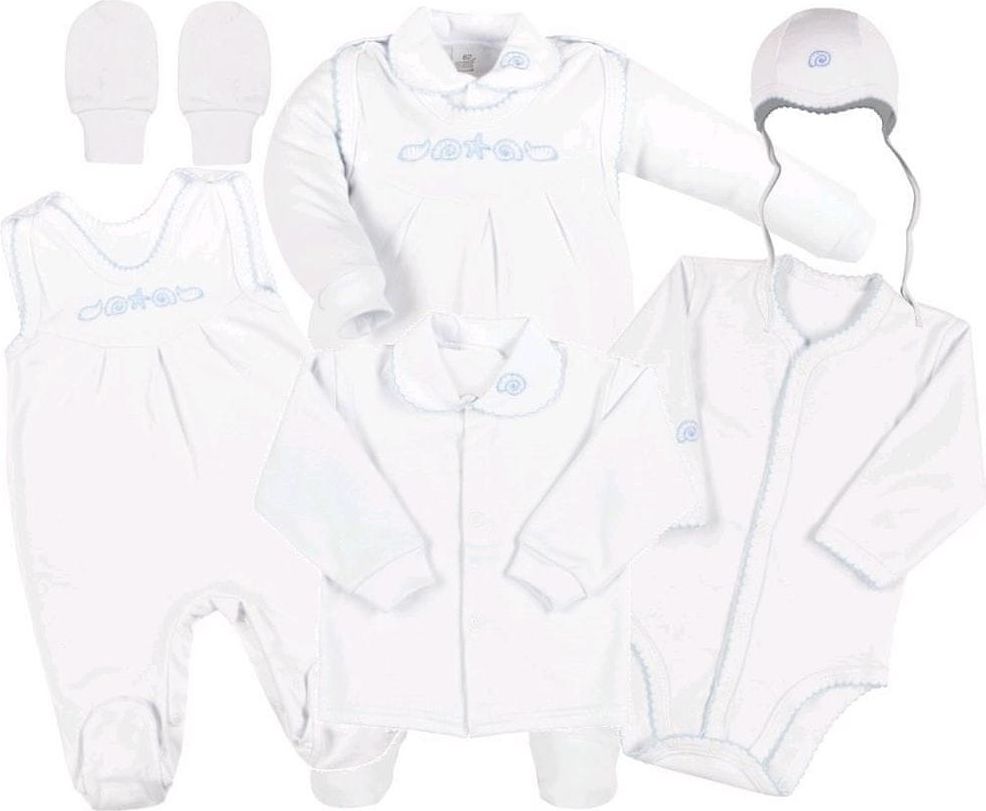 NEW BABY Soupravička New Baby Classic Barva: Bílá, Velikost: 56 (0-3m) - obrázek 1