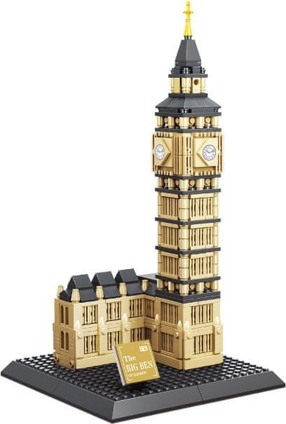 Wange Wange Architect stavebnice Elizabeth Tower - Big Ben typ LEGO 891 dílů - poškozený obal - obrázek 1