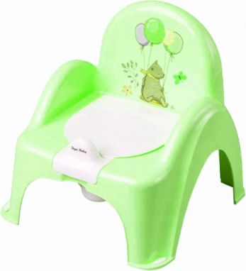 Tega Baby Nočník/židlička Medvídek s melodií - zelená - obrázek 1