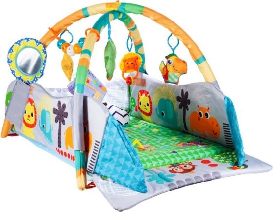 Tulimi Hrací deka/ohrádka 3v1 - ZOO