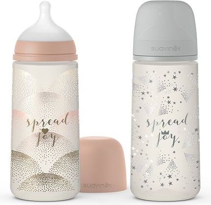 Kojenecká láhev 360 ml L Fyziologická savička Suavinex Joy - obrázek 1