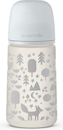 Kojenecká láhev 270 ml M Fyziologická savička Suavinex Fox - obrázek 2