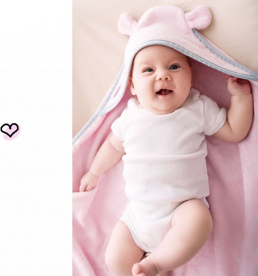 Pastelová osuška Lullalove Pink 2021 - obrázek 1