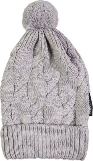 Čepice s bambulí Lullalove MERINO PREMIUM Šedá 2021 - obrázek 1