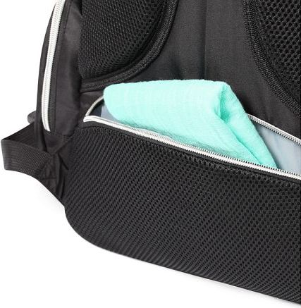 BabyOno Batoh, taška ke kočárku Pom Pom + přebalovací podložka zdarma - černá - obrázek 4