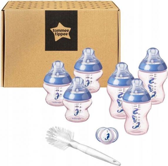 Tommee Tippee Novorozenecká startovací sada Girl - modrá/růžová - obrázek 1