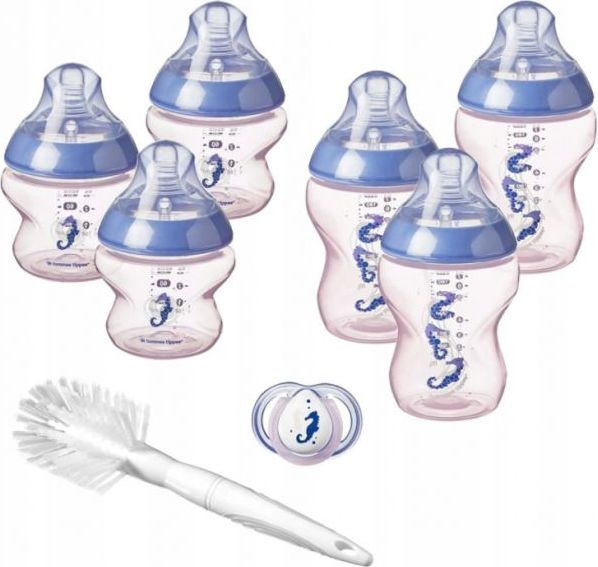 Tommee Tippee Novorozenecká startovací sada Girl - modrá/růžová - obrázek 2