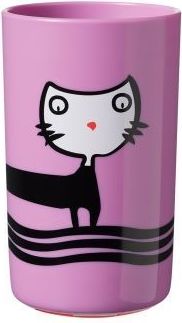 Tommee Tippee Stabilní hrnek Super Cup 300 ml 12m+ Kočička , fialový - obrázek 1