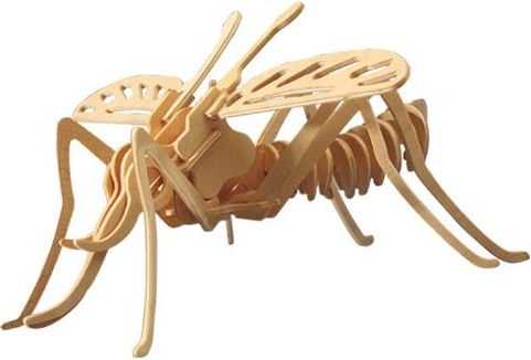 Woodcraft construction kit Woodcraft Dřevěné 3D puzzle moskyt - obrázek 1