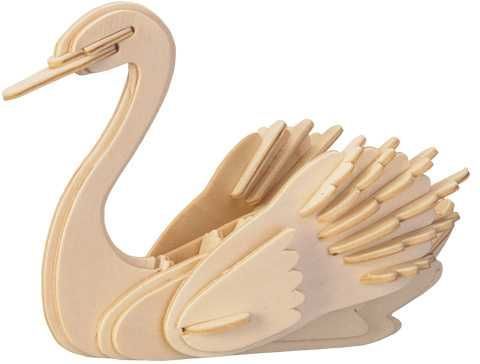 Woodcraft construction kit Woodcraft Dřevěné 3D puzzle labuť - obrázek 2