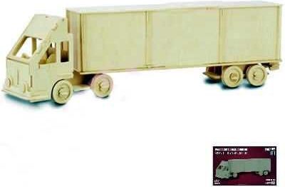 Woodcraft construction kit Woodcraft Dřevěné 3D puzzle kamion TIR - obrázek 2