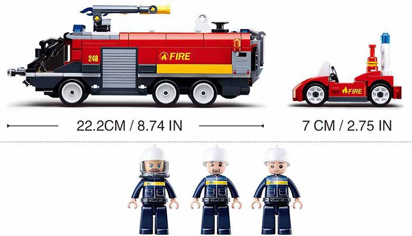 Sluban Hasiči M38-B0808 Letištní hasičský vůz - obrázek 5