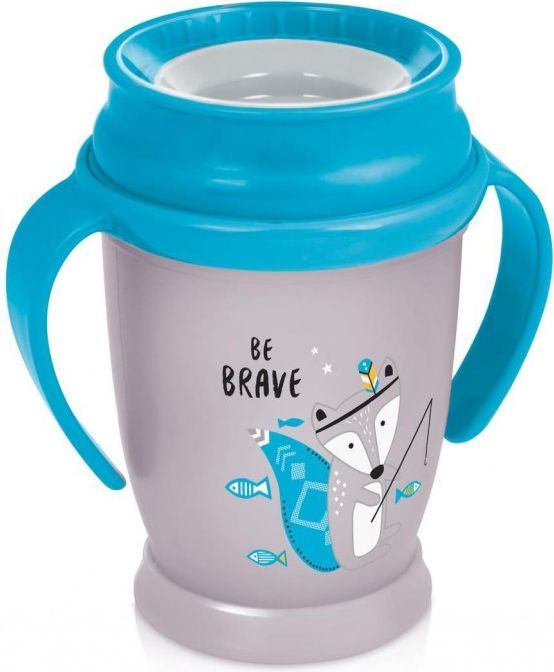 Dětský hrníček LOVI 360 JUNIOR INDIAN SUMMER Boy 250ml 12m+ - obrázek 1