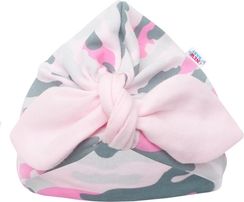 Čepice kojenecká nasazovací bavlna - WITH LOVE růžová - vel.62 - obrázek 1