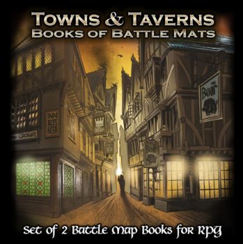 Loke Battle Mats Towns & Taverns - obrázek 1