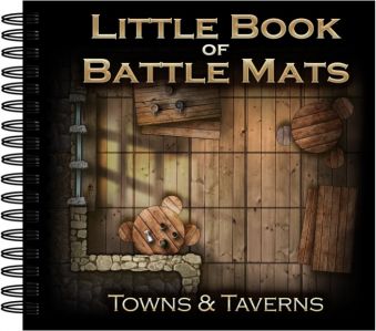 Loke Battle Mats Little Book of Battle Mats - Towns & Taverns Edition - obrázek 1