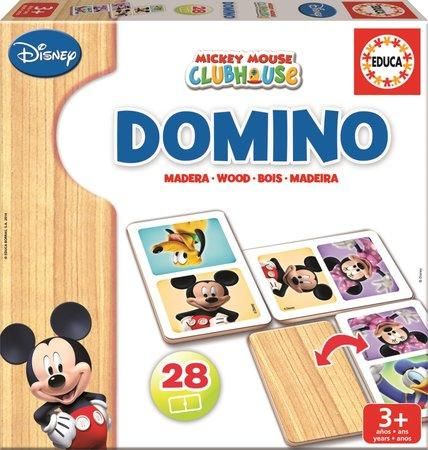 EDUCA Dřevěné domino Mickey a Minnie - obrázek 1