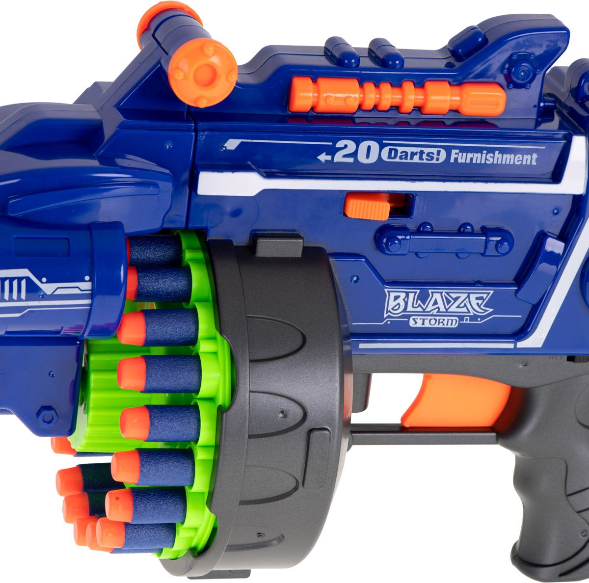 Dětská pistole BLAZE STORM + 40 nábojů - obrázek 6