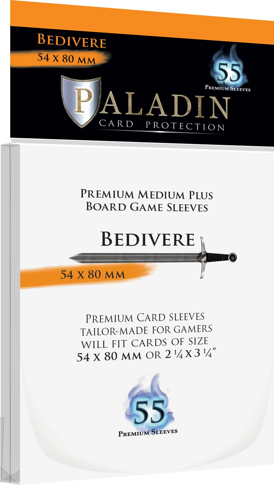 Board&Dice Obaly na karty Paladin: Bedivere (54x80mm) 55 ks - obrázek 1