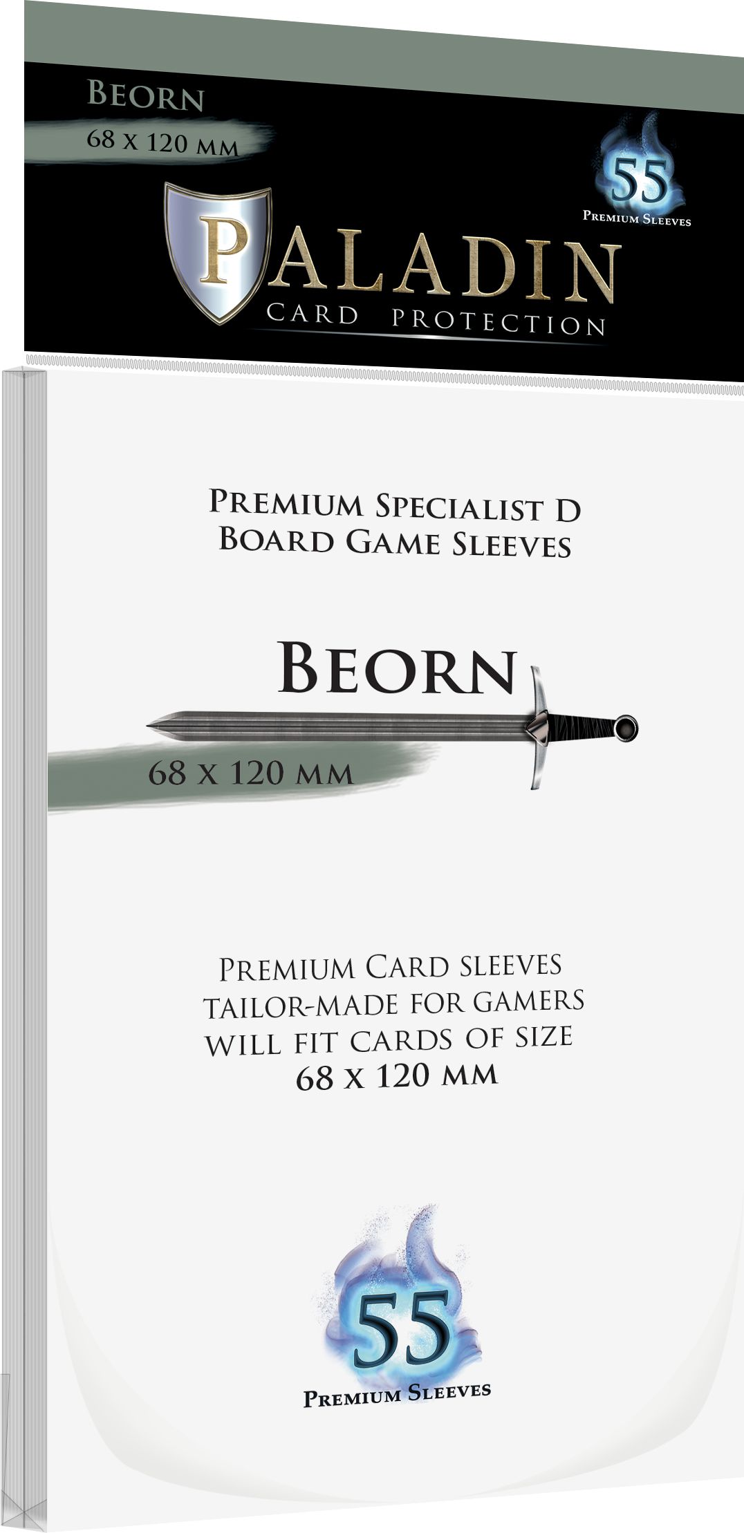 Board&Dice Obaly na karty Paladin: Beorn (68x120mm) 55 ks - obrázek 1