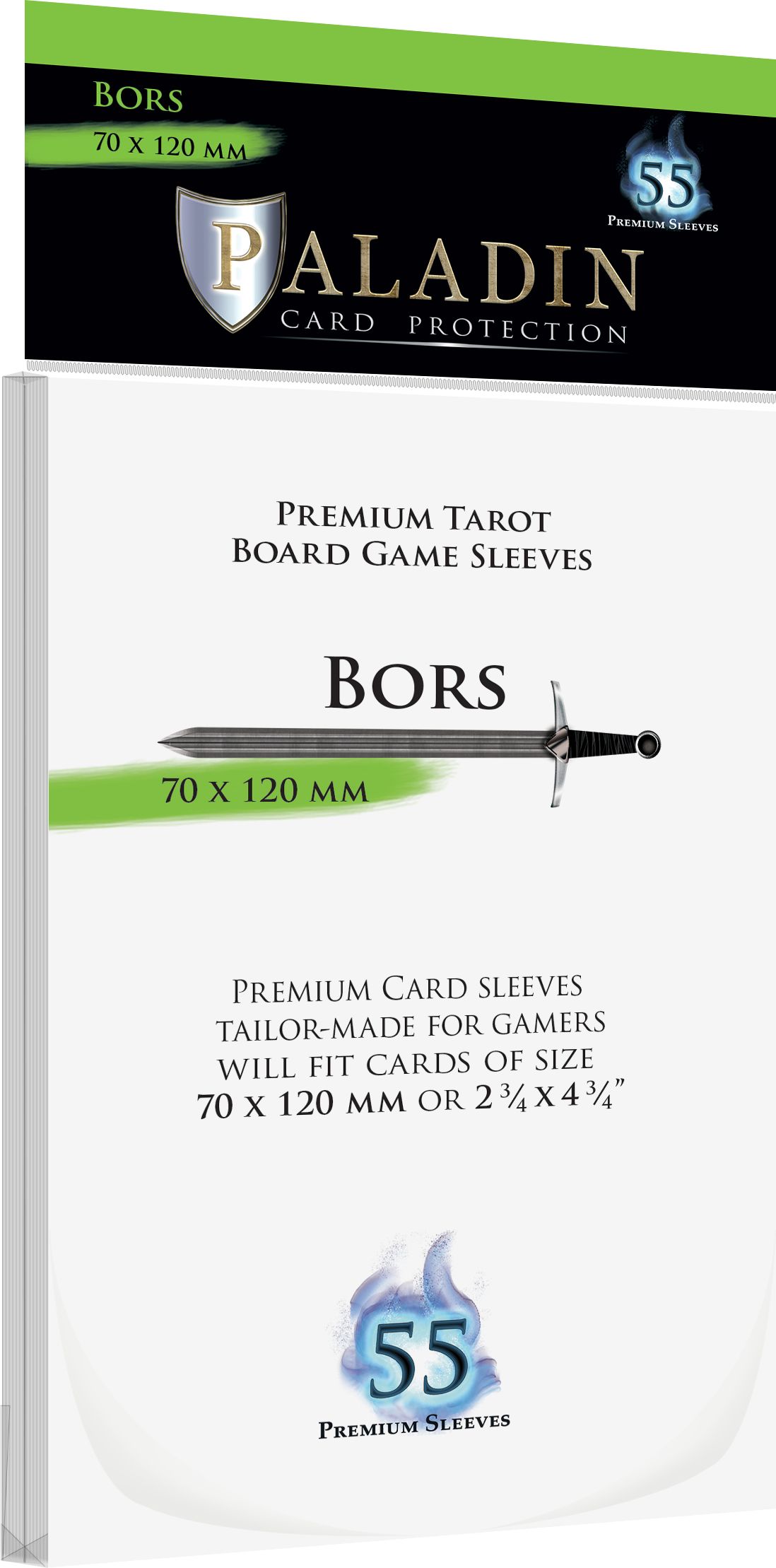 Board&Dice Obaly na karty Paladin: Bors (70x120mm) 55 ks - obrázek 1