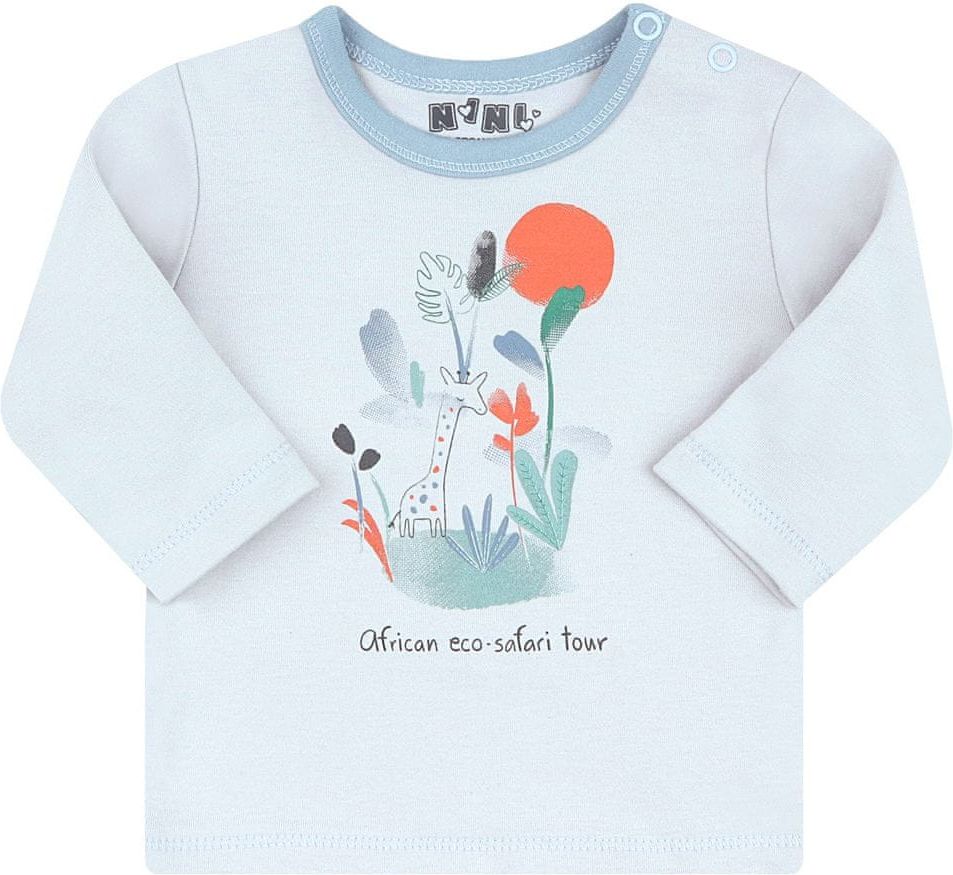 Nini chlapecké tričko z organické bavlny ABN-2379 56 šedá - obrázek 1