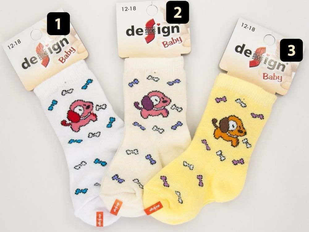 Design Socks dětské ponožky pejsek 3 - obrázek 1