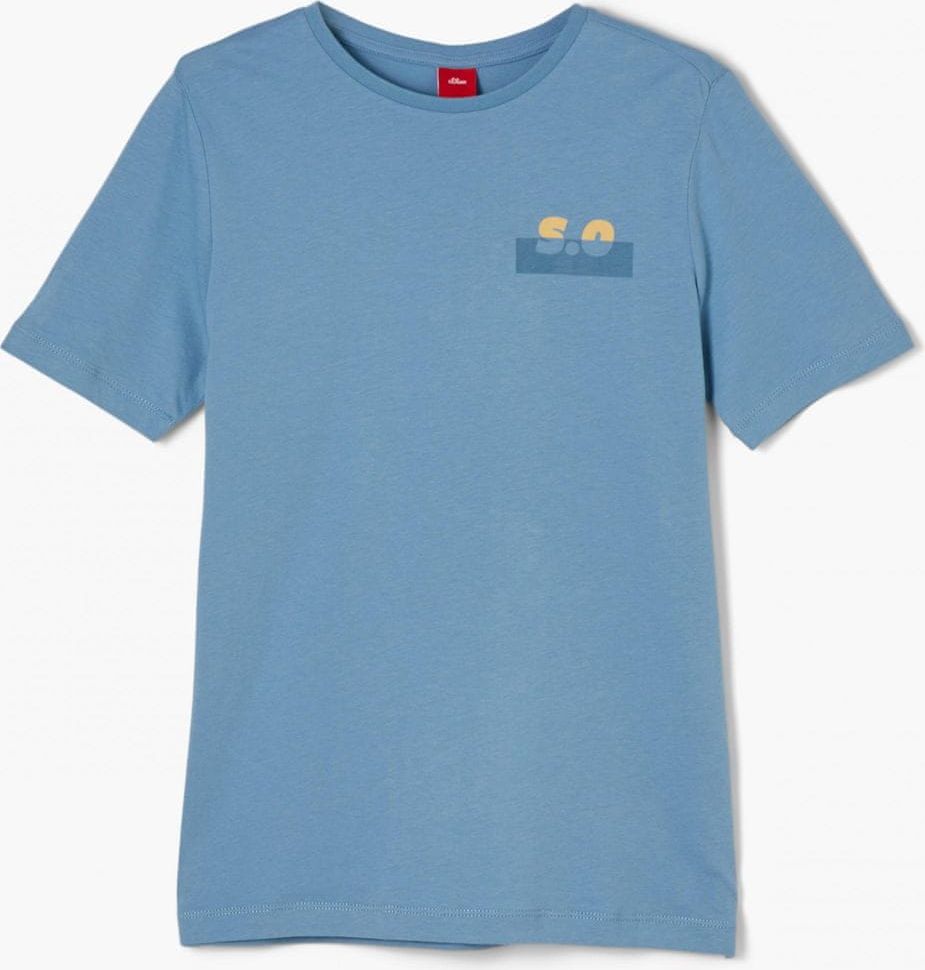 s.Oliver chlapecké tričko 402.10.102.12.130.2057940 S modrá - obrázek 1