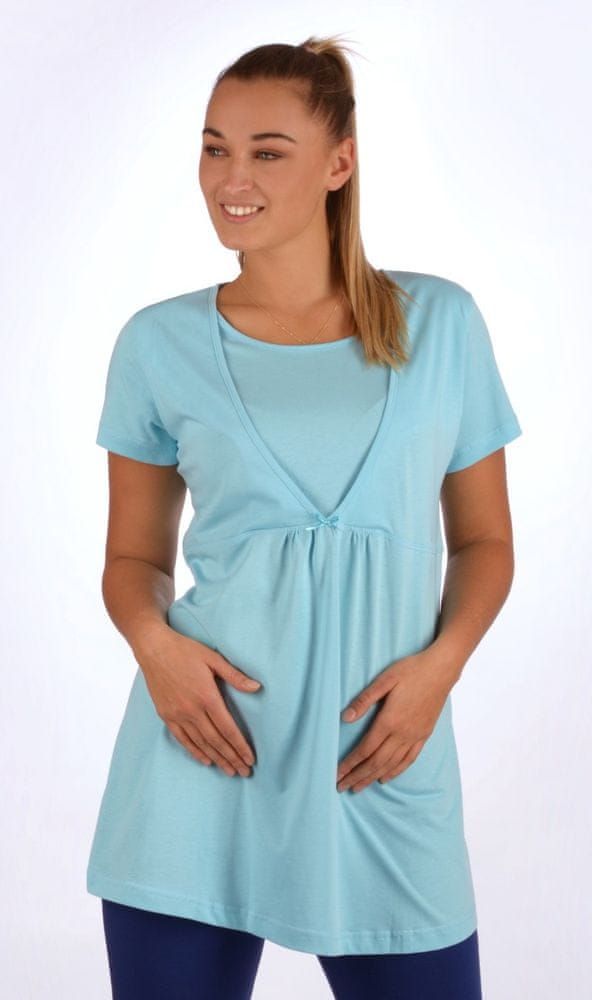 Vienetta Dámské pyžamo kapri mateřské Marie barva azurová, velikost XXL - obrázek 1