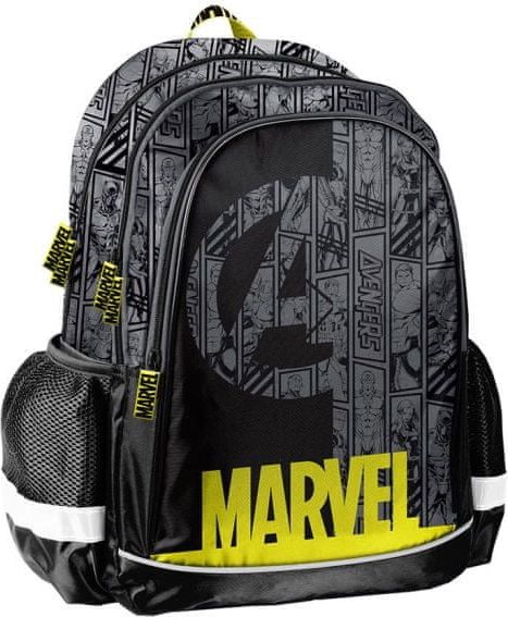 Paso Školní batoh Marvel Avengers ergonomický 41cm černý - obrázek 1